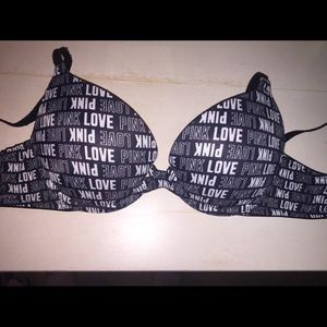 34B VS Pink Wear Everywhere Push-up bra.